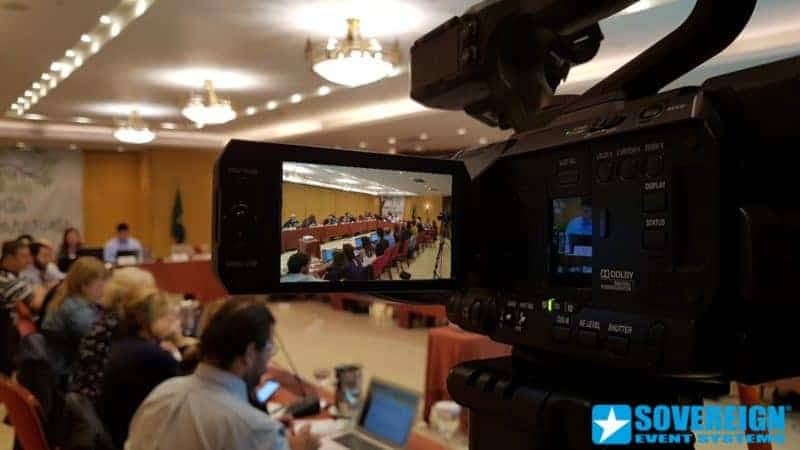 full hd camera Live streaming sovereign event systems Βιντεοσκόπηση συνεδρίου-εταιρικής παρουσίασης Live streaming services